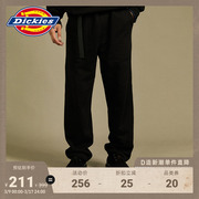 Dickies 春夏松紧腰带休闲卫裤直筒长裤下装男女情侣宽松运动裤