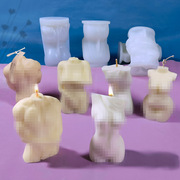 三信人体硅胶男性女性，人形香薰蜡烛，石膏磨具diy慕斯蛋糕模具