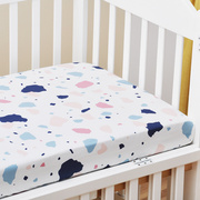 婴儿床纯棉床笠床单宝宝母婴用品，儿童床卡通印花床套床罩亲肤透气
