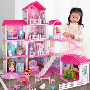 娃娃公主城堡小女孩过家家玩具别墅，屋套装儿童女童生日礼物大房子