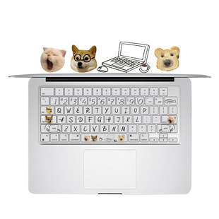 适用新macbook硅胶键盘膜，m2pro13保护air苹果笔记本，14电脑哈欠猫