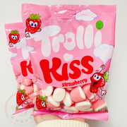  进口Trolli口力草莓味软糖kiss酸酸甜甜橡皮糖 网红同款
