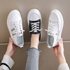 小白鞋2024年春秋女鞋软底防滑舒适平跟单鞋学生休闲运动板鞋