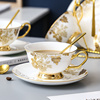 骨瓷咖啡杯碟套装高档精致轻奢家用英式下午茶茶具咖啡杯子高级感