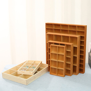 九宫格收纳盒木质zakka杂货整理12格分格多肉置物架桌面储物格子