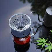 泰摩玻璃冰瞳手冲咖啡滴滤杯家用咖啡壶，咖啡器具套装过滤器