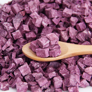 天然生紫薯干新鲜紫薯丁紫地瓜干，番薯干紫甘薯，块熬粥糕点250g袋装