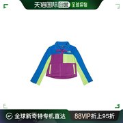 香港直邮潮奢thenorthface北面女童mashup抓绒夹克，(儿童青