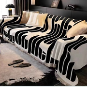 2024双面雪尼尔沙发巾盖布沙发垫万能套罩全包四季通用沙发毯