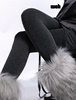 SS2L秋冬纯色竖纹加绒加厚保暖连裤袜塑型美腿打底裤袜女光腿神器