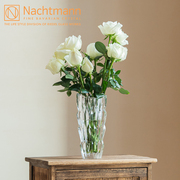 德国Nachtmann进口玻璃透明奢华北欧创意家居饰品摆件鲜花插花瓶