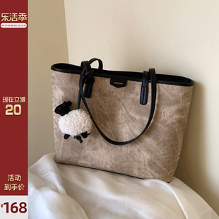 南风chio2nd小羊市集托特包包，女2024大容量，上课通勤包单肩包