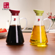 一屋窑高硼硅耐热玻璃油壶，厨房日用调味酱油瓶，fh-953密封油醋瓶