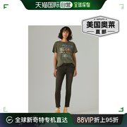 luckybrand女式低腰，洛丽塔紧身裤深蓝色，美国奥莱直发