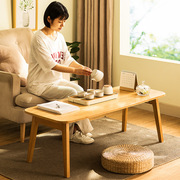 可折叠茶几客厅家用小户型桌子实木简易现代简约出租屋阳台茶