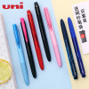 日本uniball三菱umn155中性笔按动水笔signo黑色，考试笔学生k6笔芯，替芯0.380.5mm签字笔低阻尼umn-155-38进口