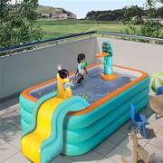 宝宝游泳池玩具室内可折叠围栏加厚无毒婴儿家用小孩充气海洋球池