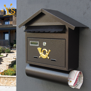 信报箱挂墙室外小区，家用报纸信箱投票意见箱投诉箱带锁邮筒