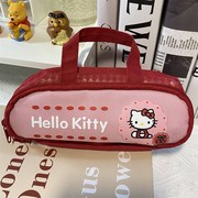 hello Kitty笔袋大容量高颜值学生文具袋多隔层创意文具盒铅笔盒