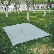 帐篷地布地席户外露营防水地垫遮阳天幕野营防潮垫野餐带四角织带