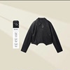 美丽衣橱短款黑色皮衣，外套美拉德辣妹机车夹克w1337012b