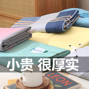 100全棉床单单件双人1.5m米纯棉单子网红被单枕套2三件套1.2单人