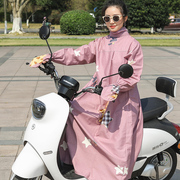 电动摩托车防h晒衣全身女夏季遮阳手套骑车电动车防晒披肩加长加