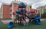 户外玩具幼儿园室外塑料组合滑梯小区公园游乐城堡儿童秋千滑梯