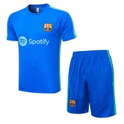 2324巴萨球衣巴塞罗那短袖足球训练服套装D843# football jersey