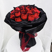 21朵川崎玫瑰折纸花束材料包/手工玫瑰花束diy材料包自制/纸花束