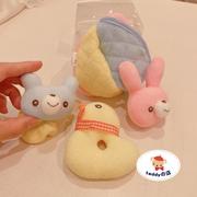 日本制宝宝阿咔匠的城婴幼儿手抓手腕摇铃安抚手偶玩具球套装