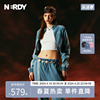 nerdy2023秋季女款短款牛仔，运动休闲套装，韩国潮牌时尚外套