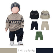 ■lenfance1+inthefamily23aw宝宝针织毛衣灯芯绒长裤
