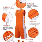 篮球队服男速干运动套装运动背心，套装男印字夏季y女运动服套装