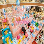 商场中庭充气梦幻城堡滑梯定制大型室内儿童乐园蹦蹦床广场气堡