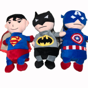 儿童可爱卡通双肩包超人背包美国队长书包男童蝙蝠侠幼儿园包