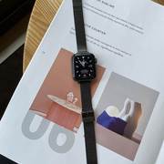 适用于applewatch手表表带苹果金属细网小蛮腰iwatch12345678se带