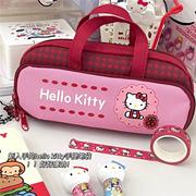 hellokitty笔袋大容量，高颜值学生文具袋多隔层，创意文具盒铅笔盒