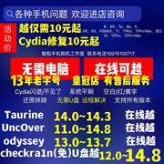 iOS14.0~14.8.1Unc0ver Taurine15.0~15.4.多巴胺palera1n 16越狱