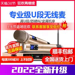 炫宝迪 UG-268专业级真U段无线话筒 KTV舞台专用无线麦克风一拖二
