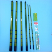 玻璃钢鱼竿便宜竹子3.64.55.46.3米短节，鱼竿套装虾杆