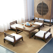寻匠老榆木方桌榻榻米小飘窗茶几实木矮桌子简约日式炕桌和室几桌