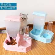 宠物自动喂食喂水器大容量猫狗通用自动饮水机r二合一猫碗喂食器