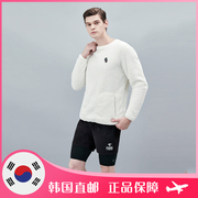 2021秋冬vitro韩国羽毛球服套装，男女款运动圆领保暖长袖卫衣短裤