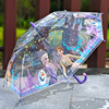 透明卡通儿童雨伞加厚轻便耐用可爱公主伞女孩男孩宝宝伞安全