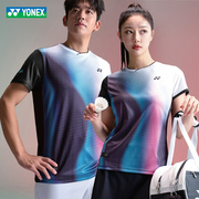 尤尼克斯羽毛球服yonex韩国球衣，速干运动吸汗男女，款t恤短裙裤套装