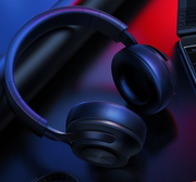 高端无线蓝牙耳机电脑耳麦无线头戴式蓝牙耳机纯色红色音乐耳麦新