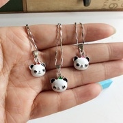 四川旅游纪念品女生创意卡通熊猫项链手链饰品小礼物送女朋友