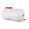 帕达曼卧式圆形塑料桶加厚储水桶圆形带盖水箱储水箱圆形大容量水