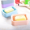 欧式双层沥水皂盒可拆卸塑料香皂盒卫生间，放肥皂盒浴室手工皂盒